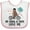 White and Pink, variant on Inktastic My Nana Papa Love Me Grandchild Boys Baby Bib