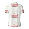 thumbnail image 4 of Rocae Cute Bathtub for Men's Short Sleeve Polo Shirt, Quick Drying Performance Moisture Wicking Sports Men's Golf Shirt 3X-Large, 4 of 9