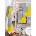 thumbnail image 2 of Yellow Grey Kitchen Dish Towels for Drying Dishes Set of 4, Abstract Geometric Oil Painting Vintage Gradient Waffle Weave Microfiber Hand Tea Bathroom Towels Quick Dry & Absorbent Towel 15.7x23.6, 2 of 7
