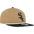 thumbnail image 3 of Men's New Era Khaki/Black Chicago White Sox Golfer Snapback Hat, 3 of 5