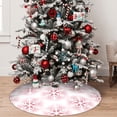 thumbnail image 5 of Picia Christmas Snowflakes Print Christmas Tree Skirt , Christmas Tree Skirt Ornaments for Merry Christmas Holiday Party Decorations Indoor Outdoor-48", 5 of 7