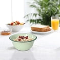 thumbnail image 3 of Danhjin Job Nostalgic Enamel Rice Bowl, Enamel Green Bowl, Old-fashioned Enamel Bowl Kitchen Gadgets, 3 of 8