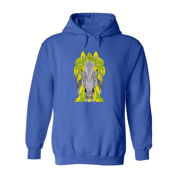 Patterned Horse Head Hoodie Women -Image by Shutterstock, Female Large