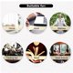 thumbnail image 4 of 2pcs Essential Oil Burner Ceramic Incense Burner Decorative Aromatherapy Stove FurnaceBlue, 4 of 5