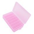 thumbnail image 3 of Yunxwd BOROCO Caja De Señuelos De Pesca con Mosca, Plástico Rosa, 14 Compartimentos, Caja De Almacenamiento De Señuelos De Pesca De Doble Cara, 3 of 5