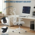 thumbnail image 5 of Ergonomic Office Chair with Adjustable Lumbar Support & Headrest, High Back Mesh Desk Chair with Flip-Up Armrests, Breathable & Comfortable Computer Chair for Home, Office & Study, 5 of 8