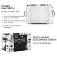 thumbnail image 3 of Black and White Cats Storage Bins Baskets With Handles Storage Box Clothes Organizer Organization Toys, 3 of 7