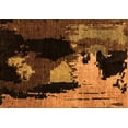 thumbnail image 1 of Ahgly Company Indoor Rectangle Abstract Orange Modern Area Rugs, 8' x 12', 1 of 4