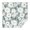 Gray Daisy Flower, variant on Black Daisy Flower White Blooms Pattern Square Tablecloth,Waterproof Square Table Cover,Wipeable Spillproof Washable Table Cover for Home Kitchen Party Decor 42"X42"(107x107cm)
