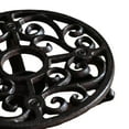 thumbnail image 4 of Rustic Cast Iron Teapot Warmer Tea Pot Stable Graceful Hollow Out for Balcony Patio Round, 4 of 9