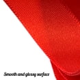 thumbnail image 2 of Cinta Flezoo, satén rojo, 25 yardas, 3,8 cm, poliéster de una sola cara, 2 of 7