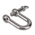 thumbnail image 1 of Stainless Steel Lifting Towing Bow Dee D Link Rigging Shackles Marine 5Mm - 10Mm, 1 of 3
