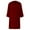 Red, variant on KIHOUT Winter Warm Coats Men Solid V-neck Pullover Long-sleeved Stage Costume Cosplay Coat Blouse,Size M-XL