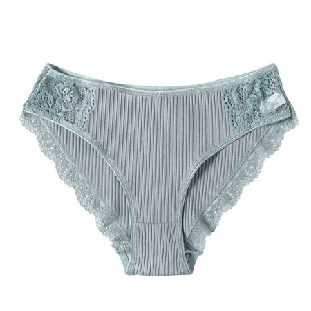 

iOPQO panties for women Casual Shorts Panties For Women Mesh Bow Embroidered Transparent String Sexy Underwear Back Bandage Hollow Out Panties String Briefs Women s Panties Dark Gray XXL