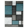 thumbnail image 1 of Tapis World Gallery Alpine Collection Bleu/gris 3 Pieds3 Pouces x 5 Pieds Tapis, 1 of 2
