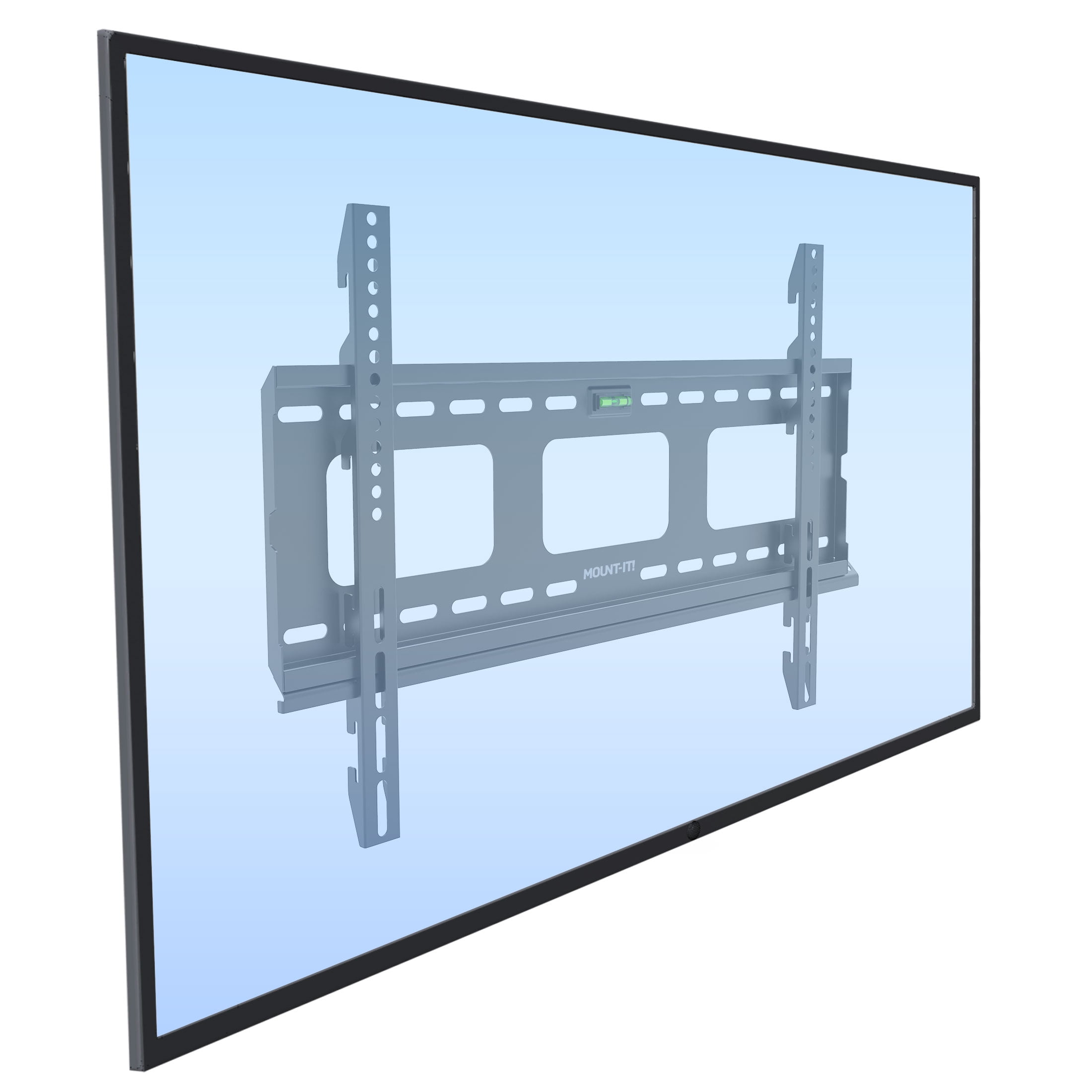 Mount-It! Low-Profile TV Wall Mount, Fits 37" to 80" TV's, 175 lbs. Capacity, Slim Design, Heavy Duty