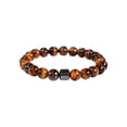 thumbnail image 6 of Horivan Men's Magnetic Hematite Bracelet Natural Stone Handmade Adjustable Strap Lightweight Fashion Jewelry Gift for Him Daily Wear Wellness, 6 of 7