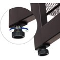 thumbnail image 5 of Shoe Rack, 8-Tier Shoe Organizer, Metal Shoe Storage for Garage, Set of 2, 4-Tier Stackable Shoe Shelf, with Adjustable Flat or Angled Shelves, 32-40 Pairs, Cappuccino Beige ULMR008L01, 5 of 5