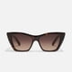thumbnail image 1 of Quay Australia Set en Piedra Cat Eye Sunglasses, Tort Oscuro/soto Oscuro, 1 of 4