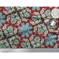 thumbnail image 2 of Soimoi Polyester Crepe Fabric Mandala Ethnic Printed Fabric 1 Yard 42 Inch Wide, 2 of 3