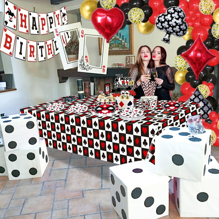 Juego De Iconos De Poker De Casino Vector De Caricatura. Cartas De