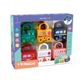 thumbnail image 3 of Montessori Early Education Lock Train Set for Toddlers & Infants - Durable Plastic Cognitive Development Toy with Emotional, Visual & Auditory Learning Benefits, Culturally Adaptable for Global Kids, 3 of 6