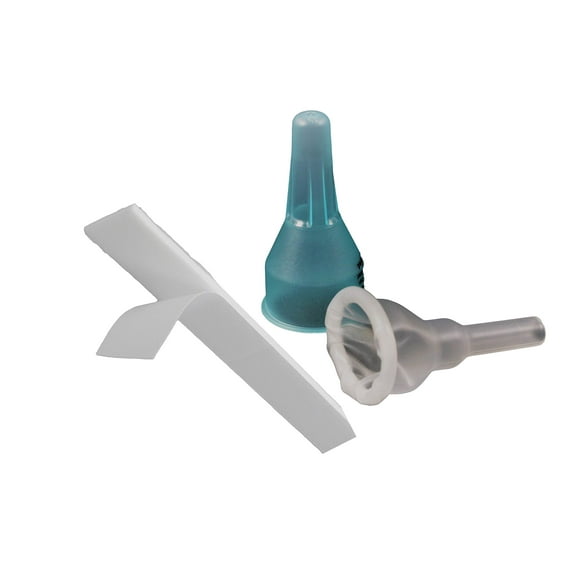 25-Units Silicone Urinal Bag Male External Catheter Single use with Adhesive Strip (Medium 25 mm 1 Inches)
