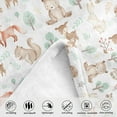 thumbnail image 4 of Woodland Animal Throw Blanket for Boys, Soft Cozy Jungle Animals Adventure Fuzzy Flannel Blanket Gift for Kids, Plaid Forest Animal Fleece Blanket for Toddler Girls Sofa Couch Nursery 40x50 Inch, 4 of 8