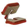 thumbnail image 1 of Plaquettes de Frein Rectangulaires en Résine Creuse Plaquettes de Frein Rouges Creuses, 1 of 6