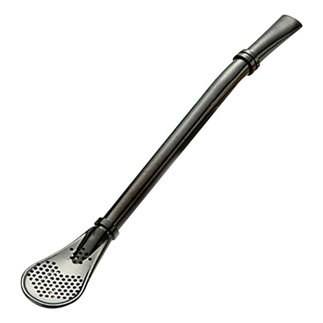 Summer Savings Kcavykas Kitchen Goodies,Stainless Steel 304 Straw Colander Tea Leaking Spoon Milk Tea Coffee Stirring Spoon