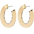 thumbnail image 1 of KAIYANG Aro colgante de oro con forma de aro para la oreja, pendiente grande con forma de círculo para mujeres y niñas (1 par), 1 of 4