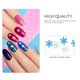 thumbnail image 3 of YSNOOWE Parches De Manicura Con En Copos De Nieve Ligero Y Portátil Para Nail Art, 3 of 6