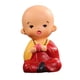 thumbnail image 4 of Estatua de monje pequeño Sunnimix escultura de Buda figura de monje adorno de escritorio en miniatura para chimenea gabinete y dormitorio Estilo B, 4 of 8