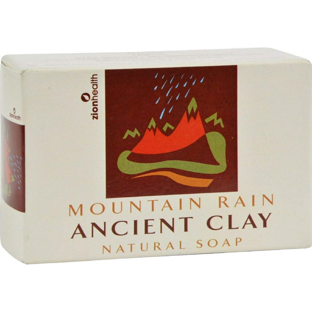 Zion Health Jabón de Arcilla Natural Lluvia de Montaña 6 Oz