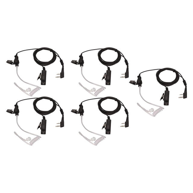 Talkie Walkie Talkie Earpiece K Head 2 Pin Ruido Reducción de Ruido Atar Con Micrófono para BF 888S BF 777S BF 666S BF UV5R