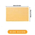 thumbnail image 3 of LQQBOX Plush Shaggy Chenille Bath Mat Extra Soft, Super Absorbent, Non-Slip Bathroom Rug Fluffy Microfiber, Area Rug Sets for Bathroom Floor, Kitchen, Living Room, 23.62"x15.75", Beige, 3 of 7