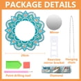 thumbnail image 5 of Diamond painting mirror craft set for children's mandala makeup mirror, birthday gift toy for girls aged 5-12-style3, 5 of 7