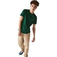 thumbnail image 3 of Lacoste Logo Crew T-Shirt, Green, 3 of 4