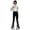 Black, variant on XEGLSBU Girls Jeans Size 10-12 Bootcut Girls Casual Flared Jeans with Bow Embroidery Stretchy Waist Comfortable Summer Long Pants for Toddler to Age 5 15 Blue Size 7-8 Years
