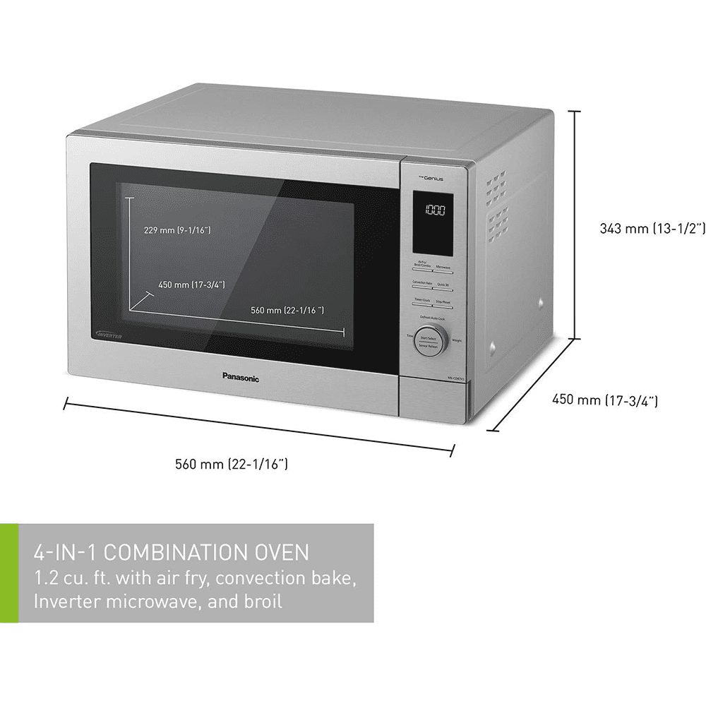 Panasonic　MC-JP870 Panasonic NN-CD87KS Genius 4-in-1 1.2 cu. ft. Microwave w/ Air