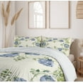 thumbnail image 5 of Ambesonne Floral Duvet Cover Set, Vintage Roses Framework, 2-Calking, Blue Green Cream, 5 of 6