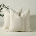 thumbnail image 1 of Fundas de almohada Hckot de lino a rayas, 30 x 50 cm, juego de 2, 1 of 7