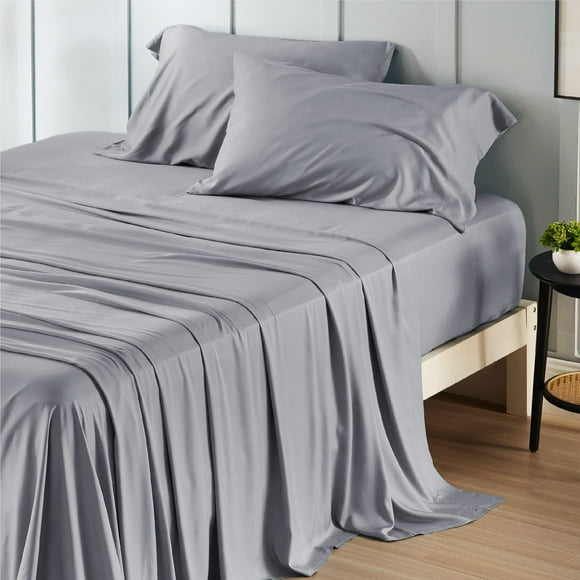 Juego de sábanas Bedsure California King Cooling Rayon Bamboo