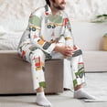 thumbnail image 7 of Kdxio Excavator Men’s Pajama Set Pajamas For Men 2 Piece PJ Set with Men Pajama Pants and Long Sleeve T-Shirt Lounge Set-X-Large, 7 of 7