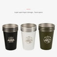 thumbnail image 2 of chidgrass 4 Piecs Stainless Steel Wine Tumbler Tea Milk Mug Outdoor Beer Water Cups Printed Metal Travel BBQ Cooking Supply type3, 2 of 6