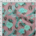 thumbnail image 4 of oneOone Rayon Dusty Pink Fabric Florals Sewing Craft Projects Fabric Prints By Yard 56 Inch Wide, 4 of 4