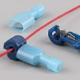 thumbnail image 4 of facefd Wire Terminal Crimp Quick Snal Wire Connector Cable Electrical Wire Connector Kit, 20pcs Blue 40pcs 1Set, 4 of 6