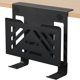 thumbnail image 3 of Soporte para Portátil Debajo del Escritorio, Organizador de Archivos Colgante para Mesa, Bandeja de Gestión de Cables con Abrazadera Sin Taladro, Soporte para Portátil., 3 of 5