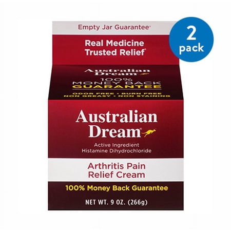 (2 pack) (2 Pack) Australian Dream Arthritis Pain Relief Cream 9oz