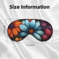 thumbnail image 5 of Salouo Colorful Blooming Flowers Pattern Sleep Mask,Sleep Eye Mask & Blindfold Eye Sleep Shade Cover with Elastic Strap Soft Eye Cover Eyeshade for Night Sleeping Travel & Nap, 5 of 7
